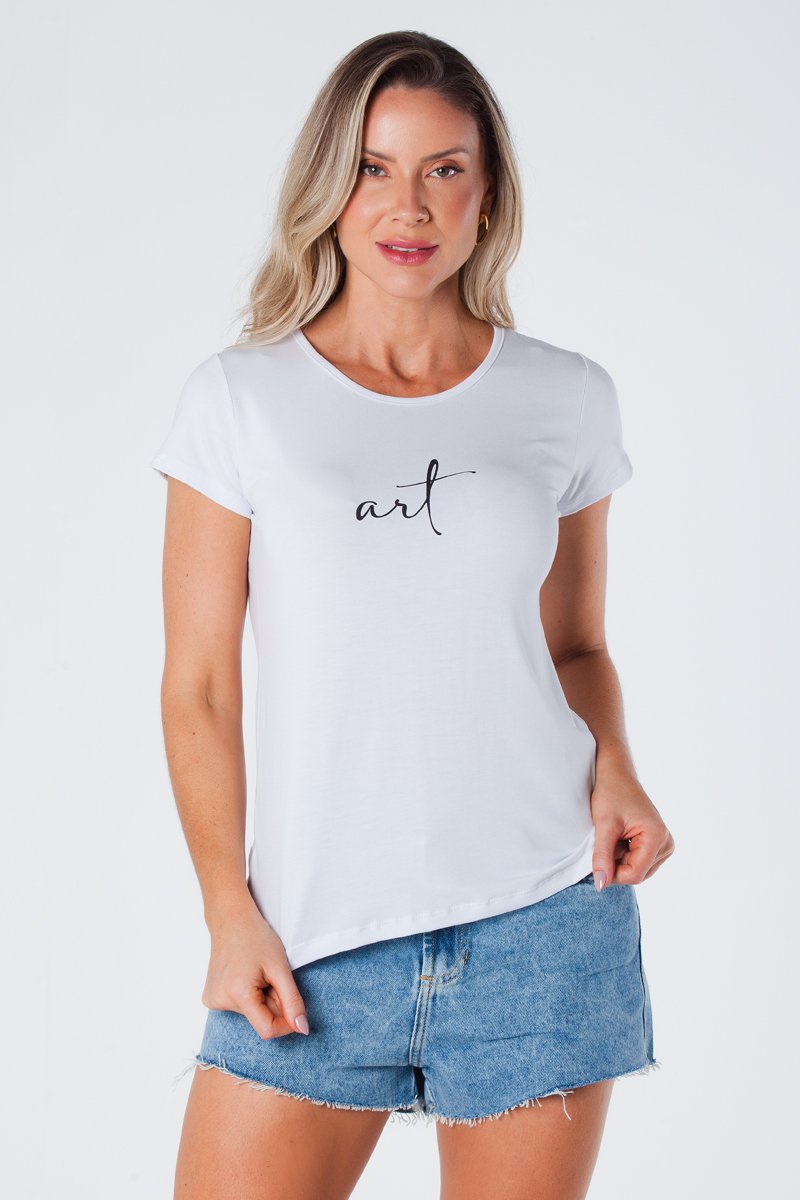 04 t shirt baby look estampa art viscolycra preta