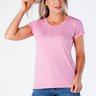 T-Shirt Baby Look Estampa Mini Coração Viscolycra Rosa Iogurte