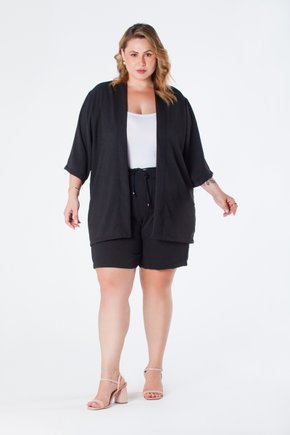 08 kimono plus size barra reta manga 3 4 crepe pink aline