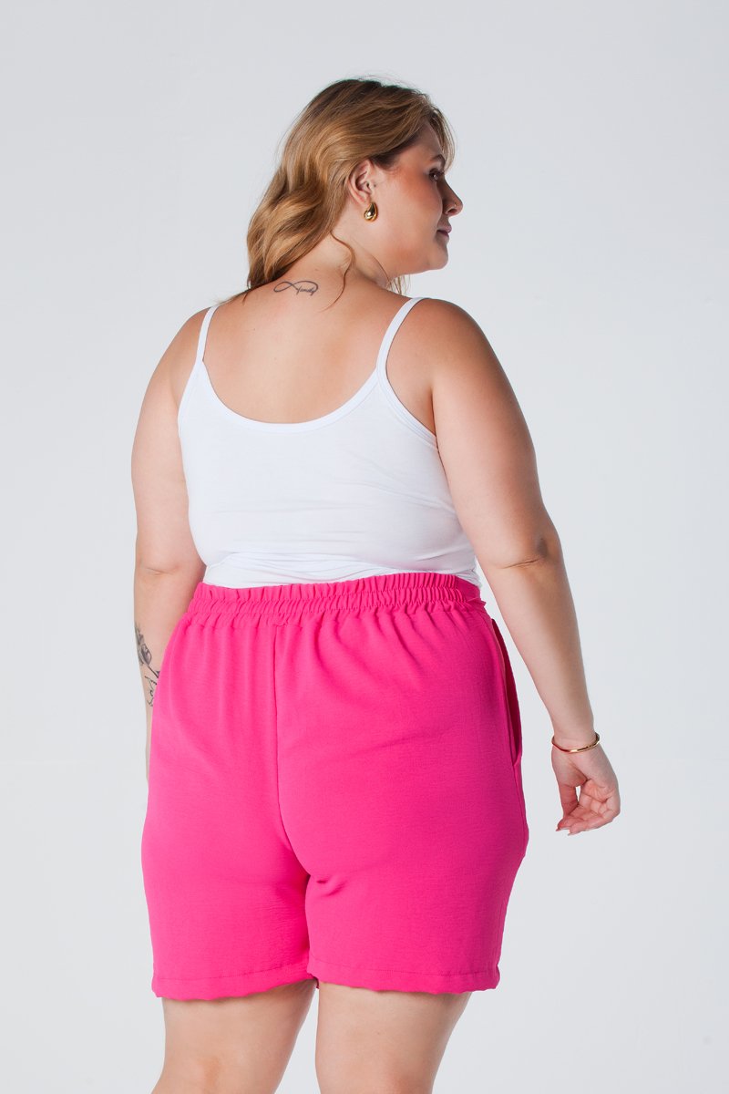 10 kimono plus size barra reta manga 3 4 crepe pink aline