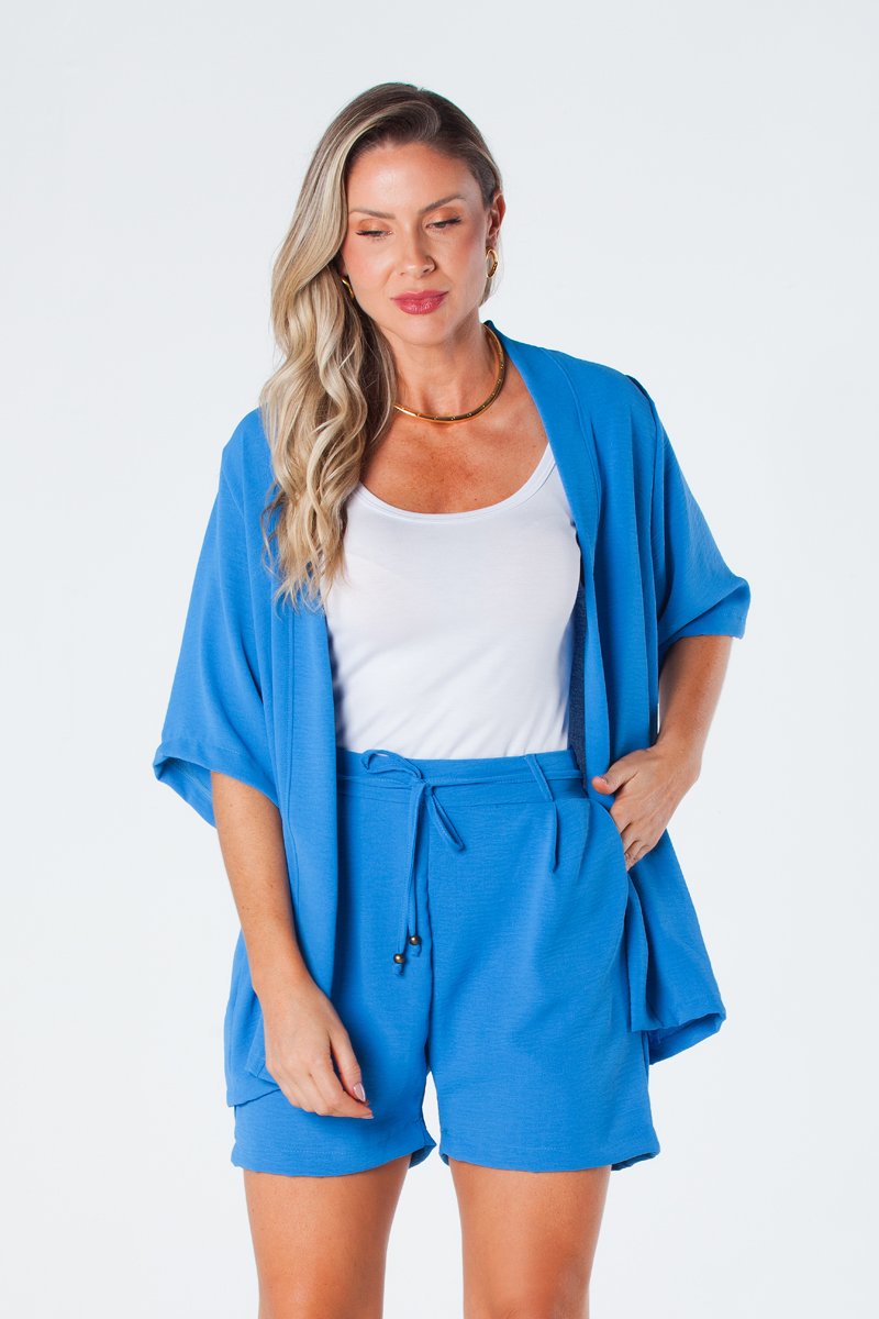 06 kimono com barra reta manga 3 4 crepe azul virna