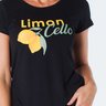 15 t shirt baby look estampa limoncello viscolycra bege