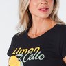 16 t shirt baby look estampa limoncello viscolycra bege