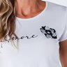 05 t shirt baby look estampa amore com aplique de flor viscolycra bege