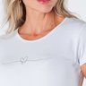 21 t shirt baby look estampa amore com aplique de flor viscolycra bege