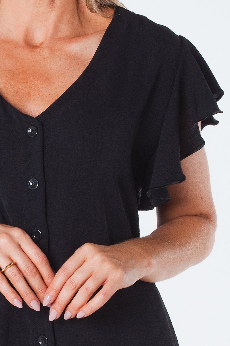 03 blusa com botoes funcionais e manga de babado crepe bege