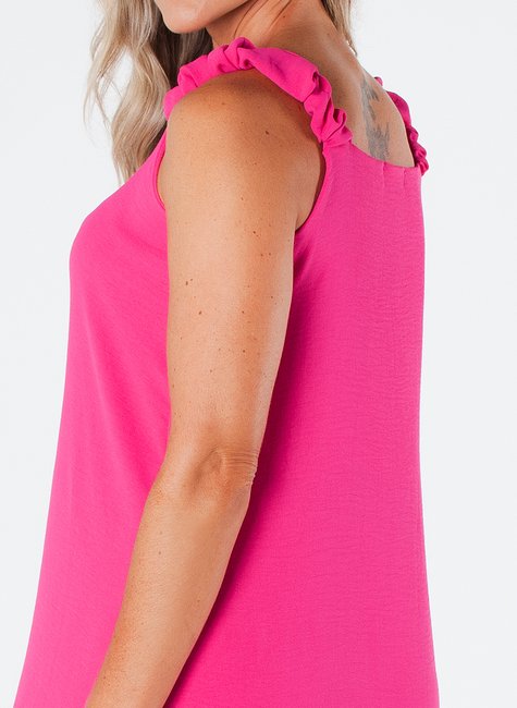 04 vestido midi com alca larga e barra com babado pink lucia