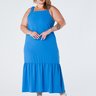 04 vestido midi plus size com alca larga e barra com babado azul paola