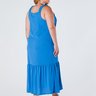 05 vestido midi plus size com alca larga e barra com babado azul paola