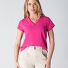 01 blusa em crepe decote v pink nina