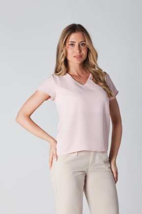 01 blusa em crepe decote v rosa bebe nina