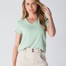 03 blusa em crepe decote v verde claro nina
