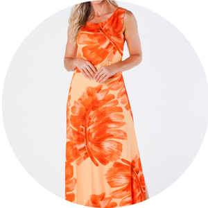 31 vestido longo sem manga com fendas laterais e estampa digital viscose acetinada miranda