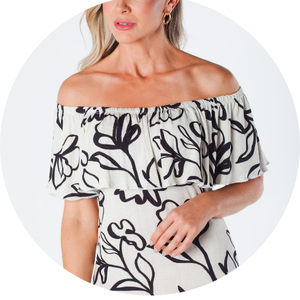 08 vestido curto ciganinha com babado estampa floral michele