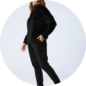 03 blusao oversized gola caida em fleece preto nala
