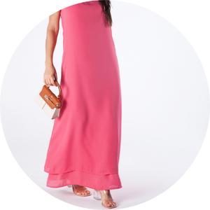 07 vestido longo sem mangas decote v forrado ocre stella