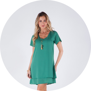 01 vestido curto com manga forrado verde herbarium vitta