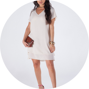 07 vestido curto com manga forrado off white vitta